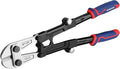 WORKPRO 18-Inch Foldable Bolt Cutter, Tri-Material Handle with Comfort Grip, Chrome Vanadium Steel Blade, for Rods, Bolts, Rivets, Wires, Cables and Chains