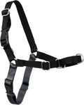 PetSafe Easy Walk Harness, No Pull Dog Harness, Charcoal Gray, Large | Patented Martingale Loop Gives Gradual Shoulder Pressure to Stop Pulling, Front-Chest Leash Clip Prevents Gagging
