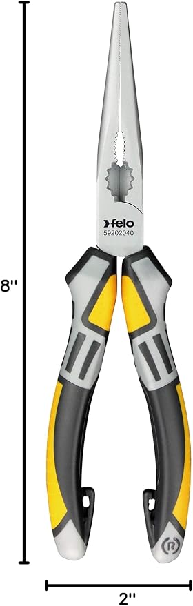 Felo 0715763783 8" Chain Nose Radio Pliers, (1per Pack)