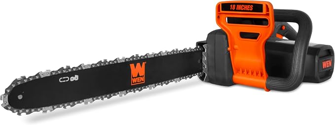 WEN Electric Chainsaw, Corded, 15-Amp, 18-Inch (CP1518)