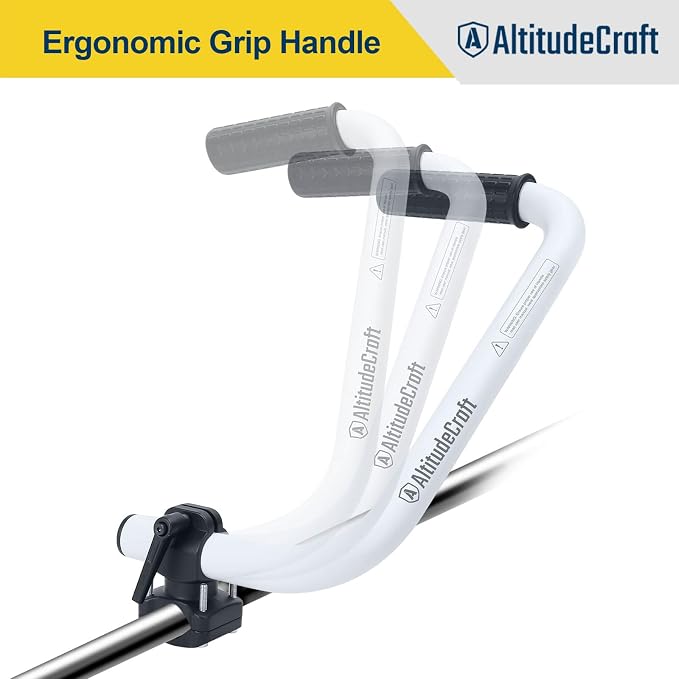 Weedeater Handle Clamp, Weed Eater Trimmer Bracket | Companion clamp for the patented handle system. Equip multiple trimmers. Handle sold separately. Hex wrench included.