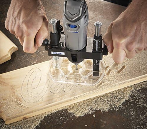 Dremel 231 Portable Rotary Tool Shaper and Router Table with Rotary Tool Plunge Router Attachment