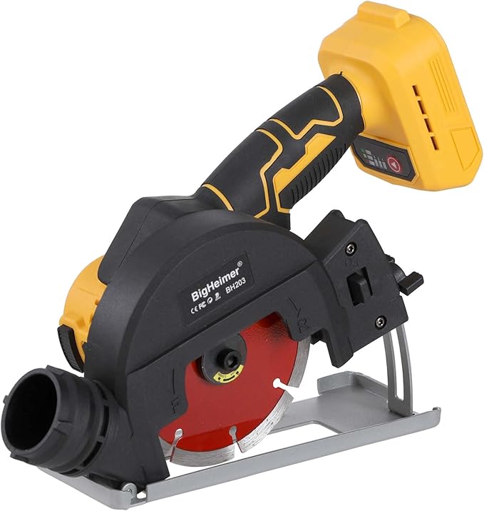 Brushless Mini Circular Saw for DEWALT 20V Battery, 4-Inch Cut-Off Tool | Tool Only, Battery and Charger Not Included, 3-Speed Control, Adjustable Cutting Depth, Wood, Metal and Tile Applications