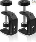 Universal C-Clamp With 1/4 And 3/8 Thread Hole For Desktop Mount Holder LCD Monitor Flash Desks Carts Benches Worktables (2)