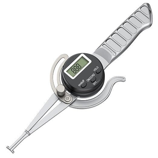 HDLNKAK Digital Inside Caliper Gage, Favor 0.5"-7” Metric/Fractional/Decimal Readings, Alloy Jaws, Digital Circular Caliper with Hold Function for Woodworking.