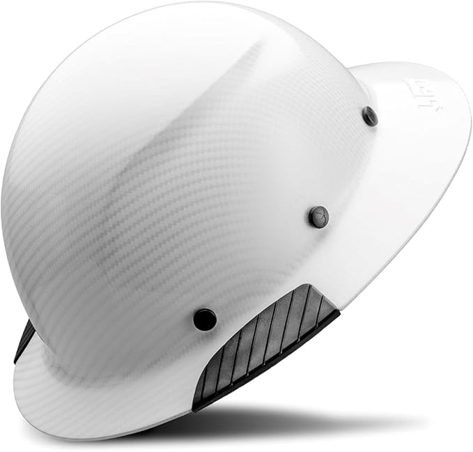 LIFT SAFETY Dax Fiber Resin Full Brim Safety Helmet/Hard Hat | 6 Point Suspension for Comfort & Impact Protection