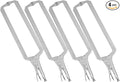 Yexiya 4 Pcs 24 Inch C Clamps Locking Pliers Welding Table Clamps Heavy Duty Locking Pliers Large Opening Adjustable with Grip Swivel Pads Alloy Steel for Woodworking Repair Home Auto Workshop