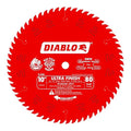 Diablo Ultra Finish Saw Blade for Wood - 10" Diameter, 80 Hi-ATB Teeth, 5/8" Arbor, .098" Kerf, 15-Degree Hook Angle, .071" Plate, 6000 Max RPM - D1080X