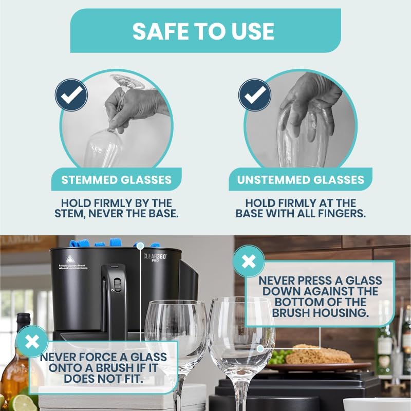 Clear360º Pro Glassware Polisher