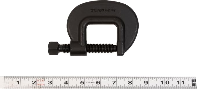 Wilton Brute Force C-Clamp, 1-3/4" Opening, 1-7/16" Throat, 8750 Lbs. Clamping Force (1-1/2 F.C.)