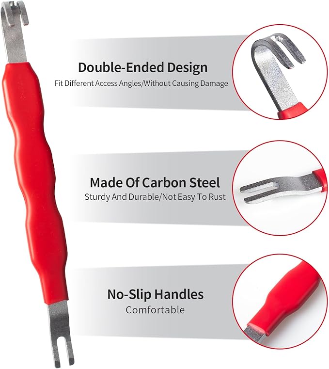 2 Pieces Electrical Disconnect Pliers for Cars, Car Hose Clamp Pliers and Electrical Connector Separator Tool