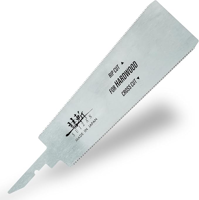 SUIZAN Replacement Blade for Ryoba Double Edge Saw 8" for Hardwood