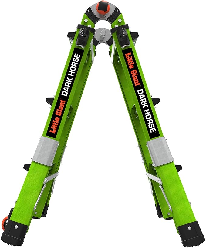 Little Giant Ladders Dark Horse 2.0 FG 13', Hi-viz Green