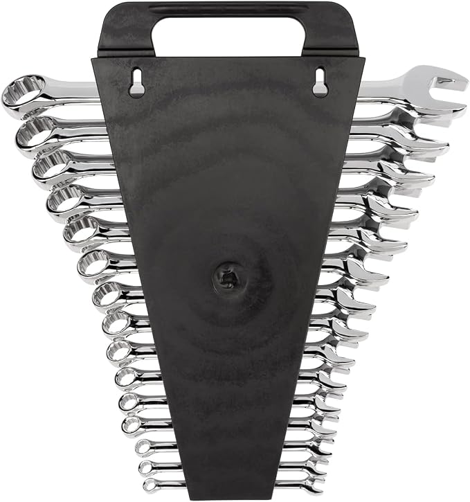 TEKTON Combination Wrench Set, 15-Piece (1/4-1 in.) - Holder | 18772 | 1/4 - 1 in., Holder
