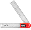 Digital Angle Finder Protractor, Angle Finder Ruler,Stainless steel 7inch 200mm 7inch/200mm, Angle Measuring Tool for Woodworking,Carpenter,Construction,DIY Measurement (Stainless Steel)