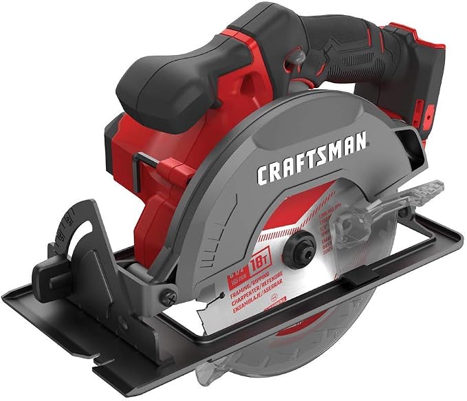 Craftsman CMCS500BR 20V Variable Speed Lithium-Ion 6-1/2 in. Cordless Circular Saw (Tool Only) (Renewed)