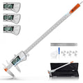 HARDELL Digital Caliper 12 Inch, All Metal Digital Caliper Measuring Tool with 3-Batteries & Extra Cover, IP54 Waterproof Heavy-Duty Vernier Caliper, Inch/MM/Fraction, Auto-Off for DIY/3D-Printing