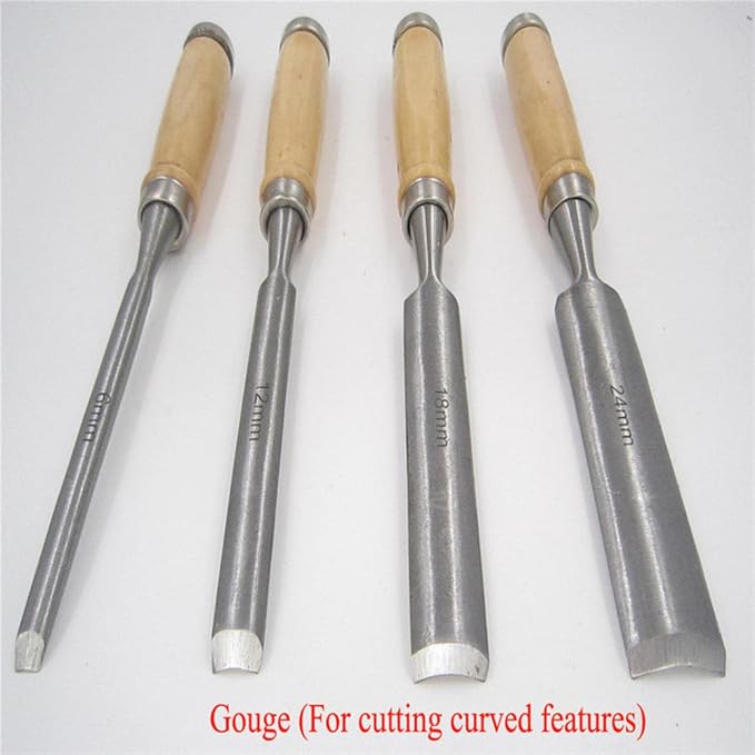 1pc - 6mm - Art Artist Chip Carpentry Chisel Sculpture Carpenter Carve Craft Woodcut Mortise Sculpte Woodwork Wood Woodcarve Gouge
