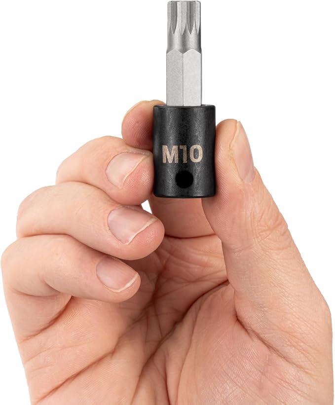 TEKTON 3/8 Inch Drive x M10 Triple Square Impact Bit Socket | SIB18210