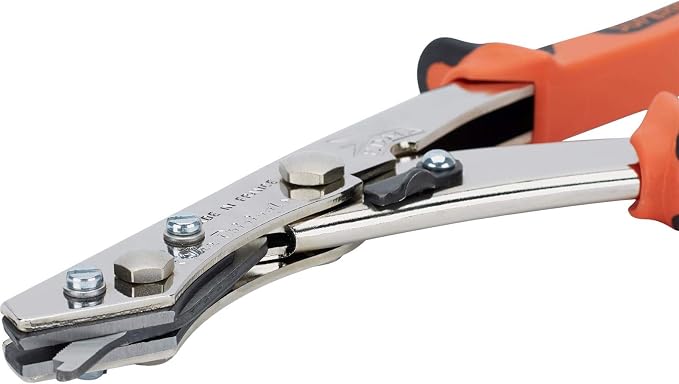Speedway Motors Sheet Metal Nibbler Hand Tool with Adjustable Cutting Head, Precision Metal Shear for Automotive Fabrication, Bodywork & Sheet Cutting, Ergonomic Grip
