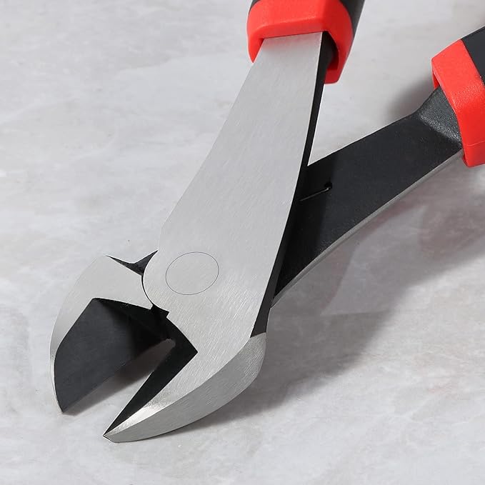 IGAN Wire Cutters Heavy Duty (Pack of 4), 7-inch Side Cutters Dikes, Ultra Tough and Durable Diagonal Cutters with Spring-loaded, Ideal Cutting Pliers for Electricians and Homes