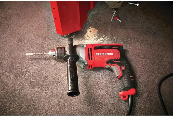 CRAFTSMAN CMED741R 7 Amp 1/2 in. Corded Hammer Drill (Renewed)