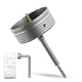 6" Concrete Hole Saw,152mm Masonry Hole Saw, with 220mm SDS Plus Shank Connecting Rod for Concrete Brick Cement Stone Wall Drilling Home Improvement (152mm | 6")