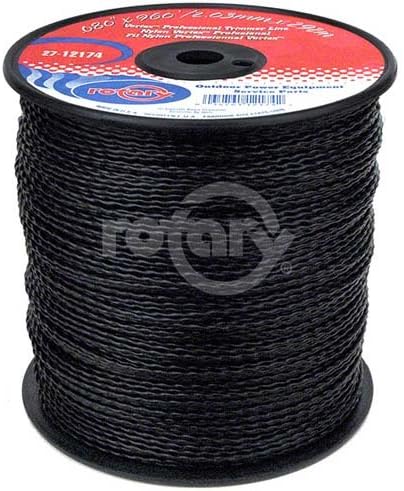 Rotary Trimmer Line .080 Md Spool Black Vortex Line