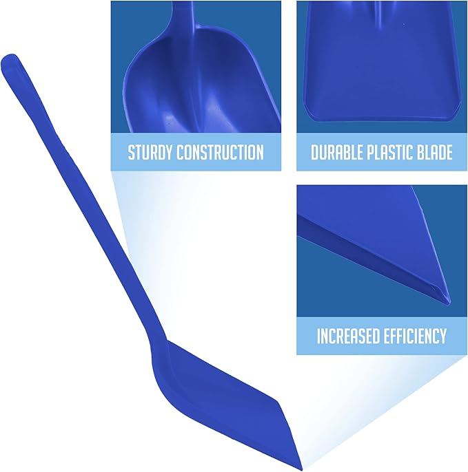 Remco 69813 Shovel,One-Piece,11",PP,Blue