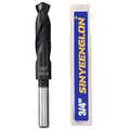 3/4 Cobalt Drill Bit for Metal and Hardened Steel, 1/2 Inch Reduced Shank M35 HSS Twist Heavy Duty Drill Bits, with Index Storage Case