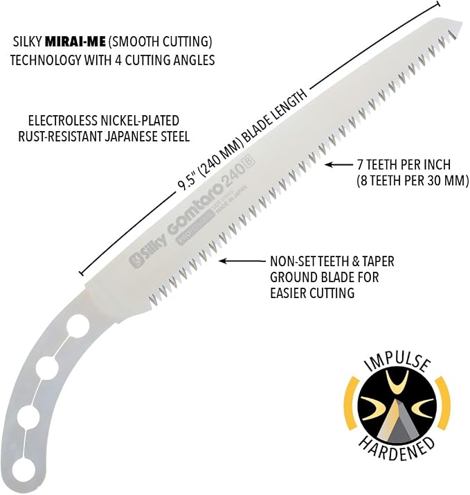 Silky Replacement Blade Only GOMTARO 240mm Large Teeth (103-24)