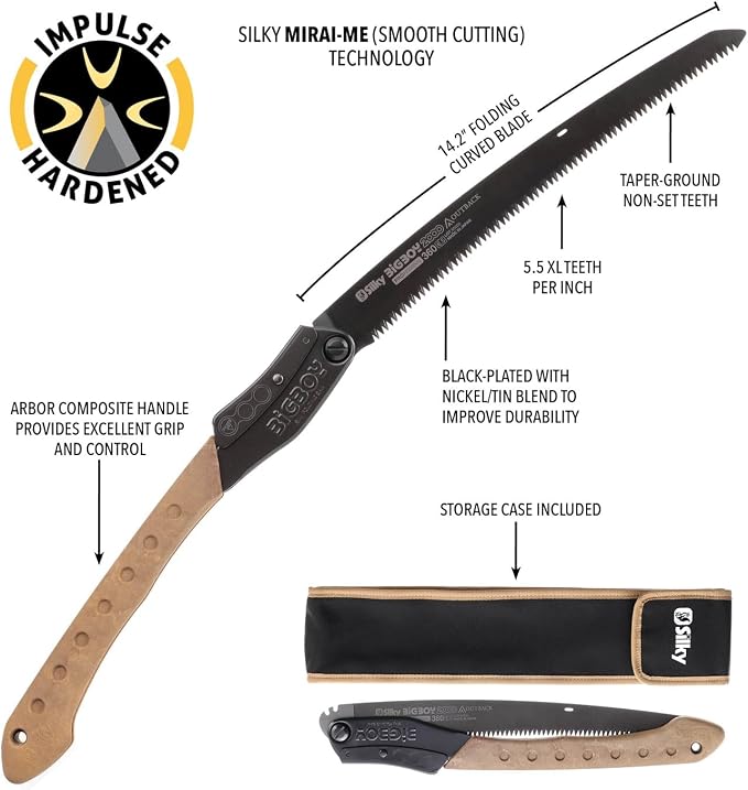 Silky Professional Bigboy 2000 Folding Saw 360mm Outback Edition (754-36)