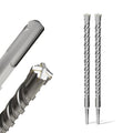 2PCS SDS Plus Rotary Hammer Drill Bits, 2pcs (3/4"*12"-19mm*310mm) - 4 Carbide Cutting Edges, Ideal for Masonry| Heavy-Duty Masonry |Hammer Drill Bits for Precision Drilling