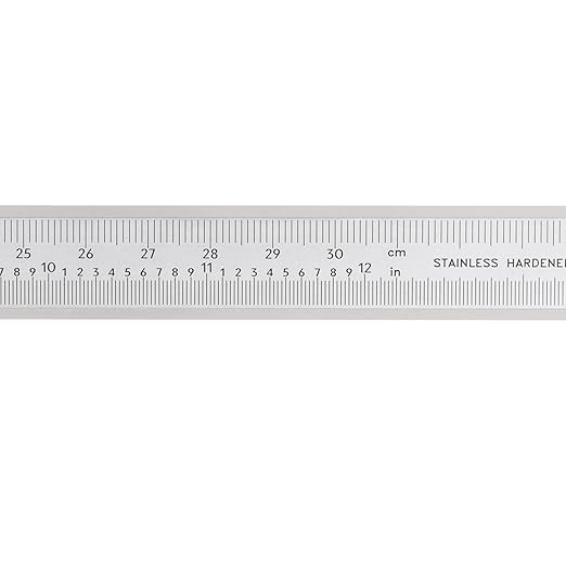 PEC Tools 6" / 150mm Vernier Caliper, Precision Stainless Steel Caliper with Fine Adjustment, 0.02mm/0.001" Graduation, 0.03mm Accuracy, for Inside, Outside, Step, and Depth Measuring