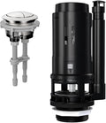 R&T 3-Inch Dual Flush Valve with Top Push Button Toilet Repair Kit Inside Tank dual flush valve replacement kit for 2-piece Toilet, Quick Fix Toilet Leaking, Running Water and Ghost Flush A2422M