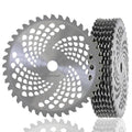 Japard Circular Saw Blades 10" x 40T Carbide Tip Table Saw Steel Cutting Blades for Weed Eater Trimmer, Replacement, Bore 1" (10, 10" x 40T - Silver)