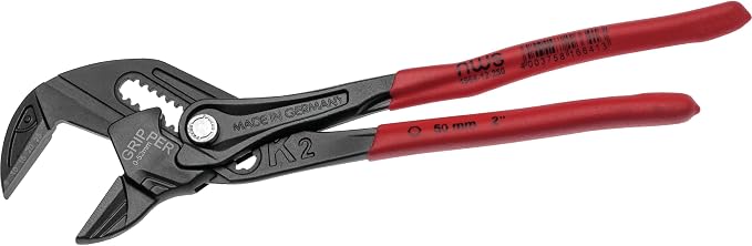 NWS Pliers Wrench Gripper - Atramentized - Plastic Grip, 10"
