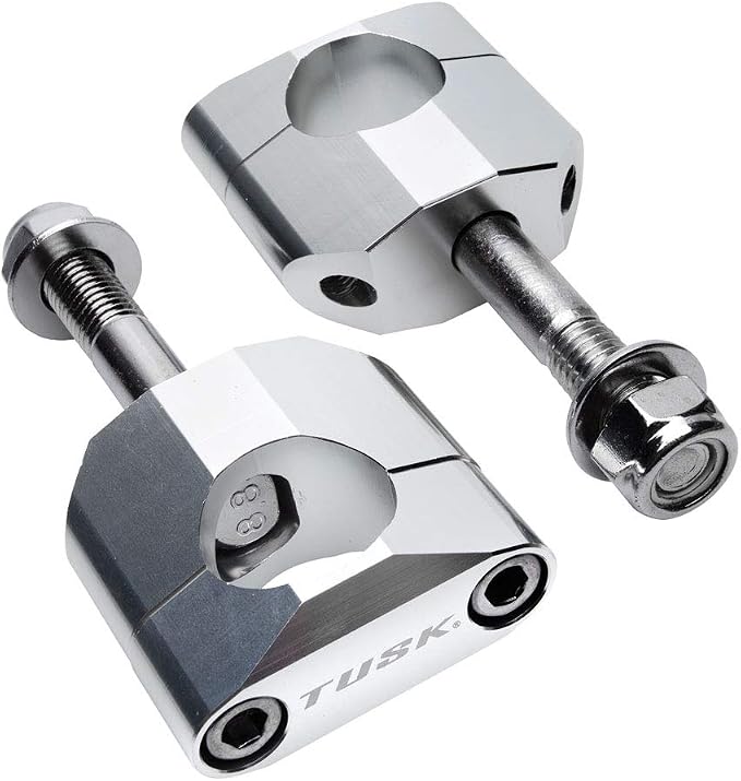Tusk Universal Rubber Mounted Handlebar Clamp Kit 1 1/8" Bars For KAWASAKI KX450 2019-2025
