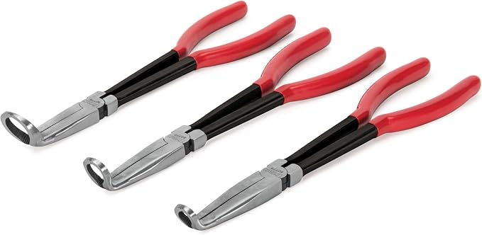Titan 60776 3-Piece Long Nose Hose Grip Pliers Set