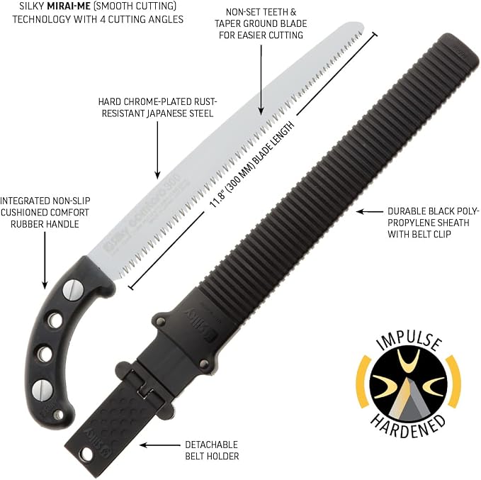 Silky GOMTARO PRO-SENTEI Professional Hand Saw 300mm Dual Teeth (108-30)