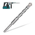 3/4 Inch x 8 Inch SDS Plus Rotary Hammer Drill Bit, Cross Tip Double Threaded Carbide Tipped for Concrete, Brick, and Stone (3/4" x 6" x 8")