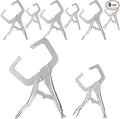 Yexiya 8 Pack 11 Inch 6 Inch Locking C Clamp Locking Pliers Adjustable Welding Clamp Heavy Duty Alloy Steel with Regular Tip for Woodworking Shop Home Farm