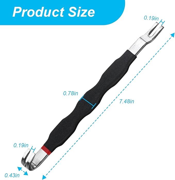 Electrical Disconnect Pliers 13120, 7.48"x0.39" Automotive Electrical Terminal Connector Separator Removal Tool, Automotive Electrical Connector Removal Tool for Car Truck