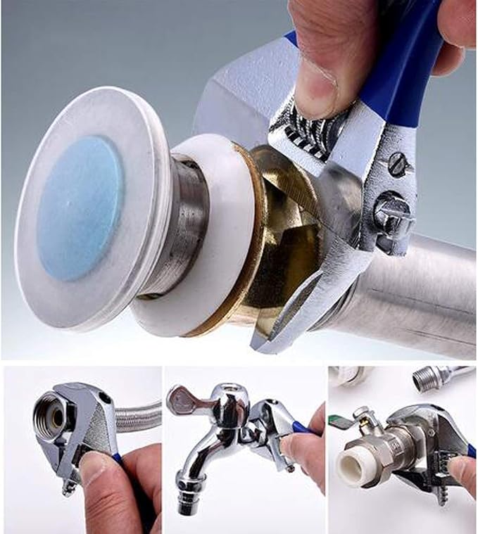 Large Opening Adjustable Wrench Spanner with Short Handle 8 inch