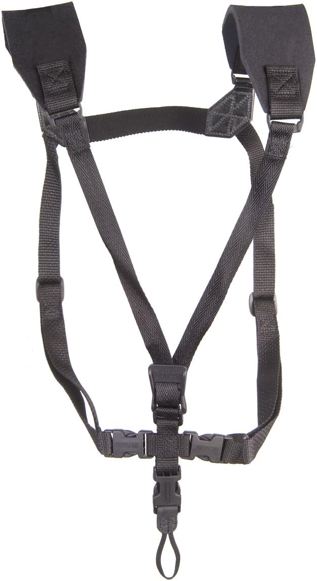 Neotech Soft Harness, Loop Attachment Saxophone Strap (2501272) Black