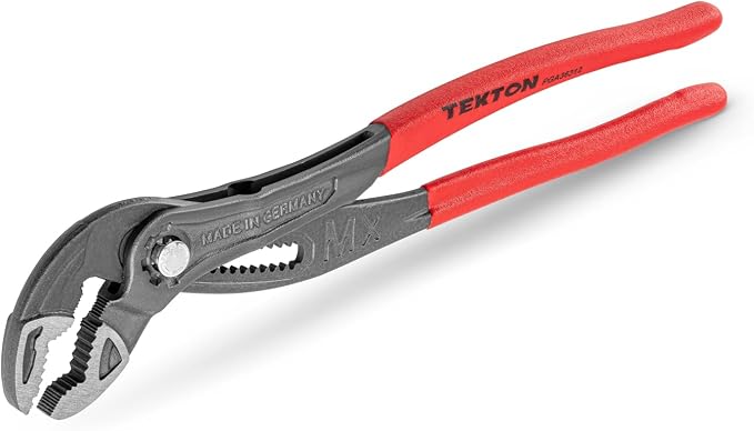 TEKTON 12 Inch Angle Nose Push Button Adjustable Pliers | PGA36312