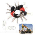 Professional Equipment Keys Set – 18PCS Industrial-Grade Universal Machine Keys, Hardened Steel, Long-Lasting & Reliable