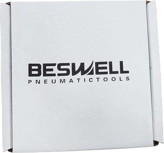 BESWELL® BW-112BN 1/2-Inch Air Impact Wrench with 1180 Ft-Lbs Max Torque | FAST & POWERFUL: Twin hammer impact wrench delivers fast, high-torque power for auto repair, tire changes & body shop
