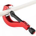 Teenyyou Heavy Duty Tubing Cutter for Plastic Pipe 1-7/8 to 4-1/2" Manual Aluminum Pipe Cutter Tool with Blade for Cutting Plastic PPR PE Tubes