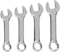 TEKTON Stubby Combination Wrench Set, 4-Piece | WCB90409 | 13/16 - 1 in.